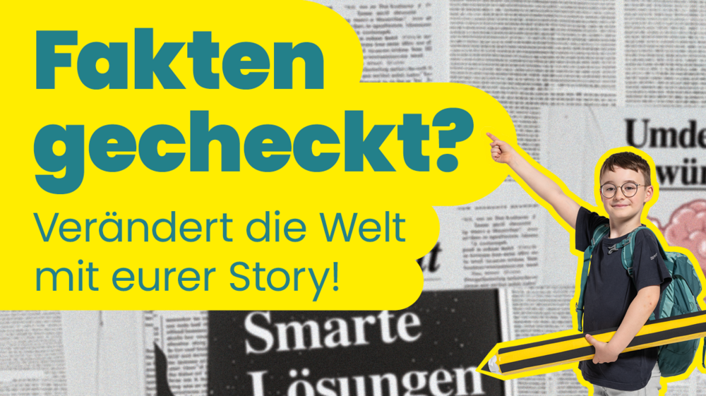 Bild: Schulwettbewerb zur Entwicklungspolitik Teaserplakat zum Wettbewerb "Eine Welt für alle"