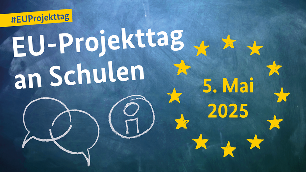Mit Klick auf das Bild gelangen Sie zur Themenseite EU-Projekttag 2025.