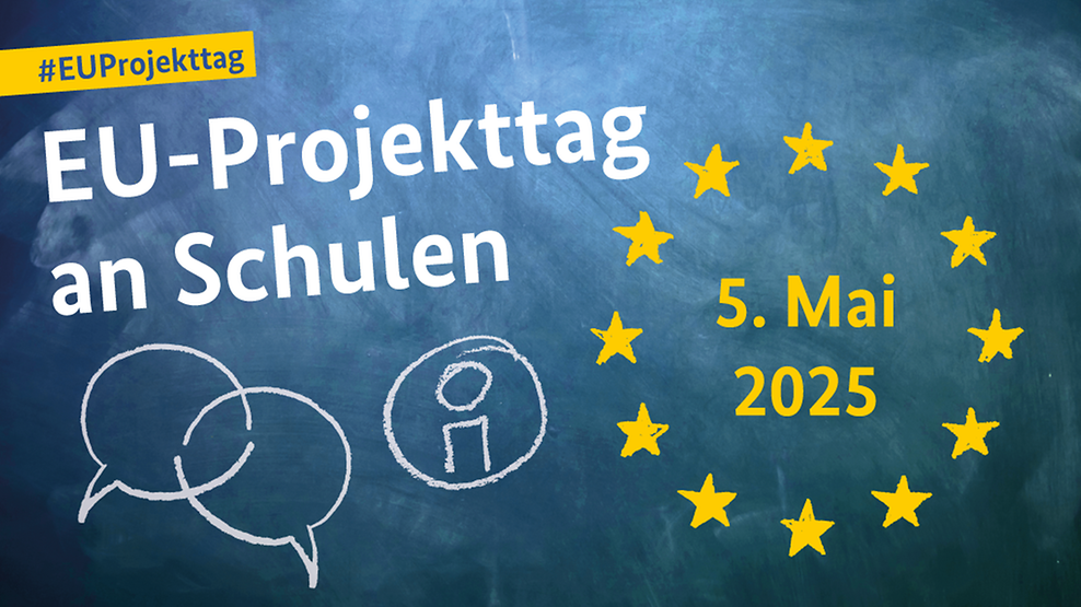 Mit Klick auf das Bild gelangen Sie zur Themenseite EU-Projekttag 2025.