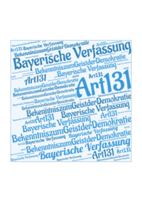 Bild zeigt Wordle zum Verfassungstext "Geist der Demokratie Bild zeigt Wordle zum Verfassungstext "Geist der Demokratie