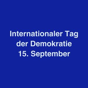 Öffnet Seite Internationaler Tag der Demokratie 