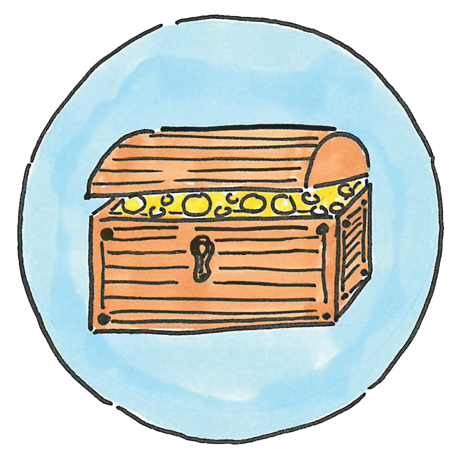 Bildbutton "Schatzkiste" führt zur Themenseite "Good practice".